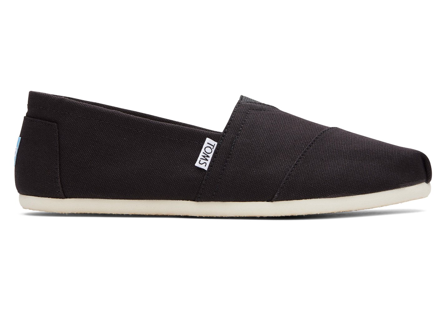 Toms Espadryle Męskie Czarne - Alpargata Płócienne - 38AKLNRUP